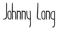 Johnny Long schriftart