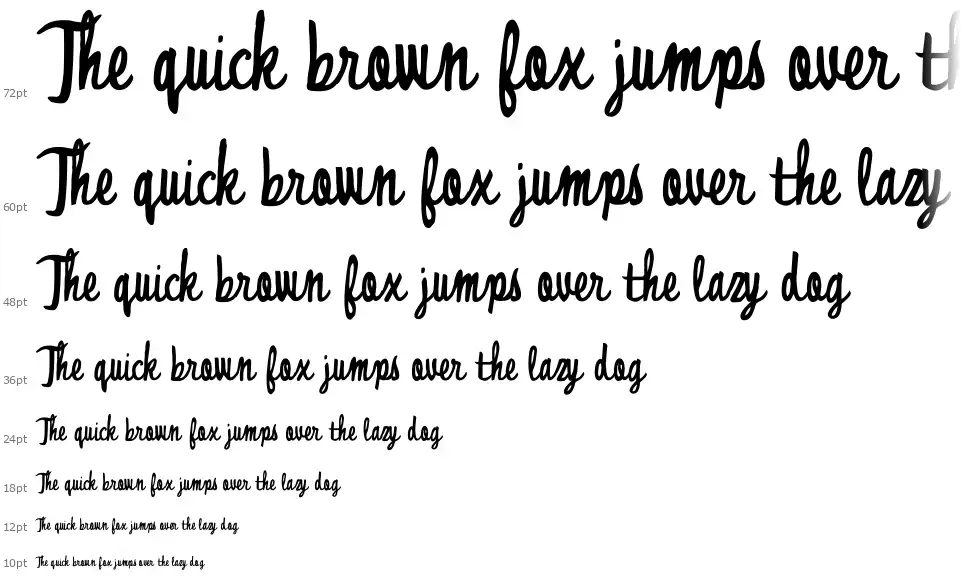Jonny Quest Classicfont waterfall