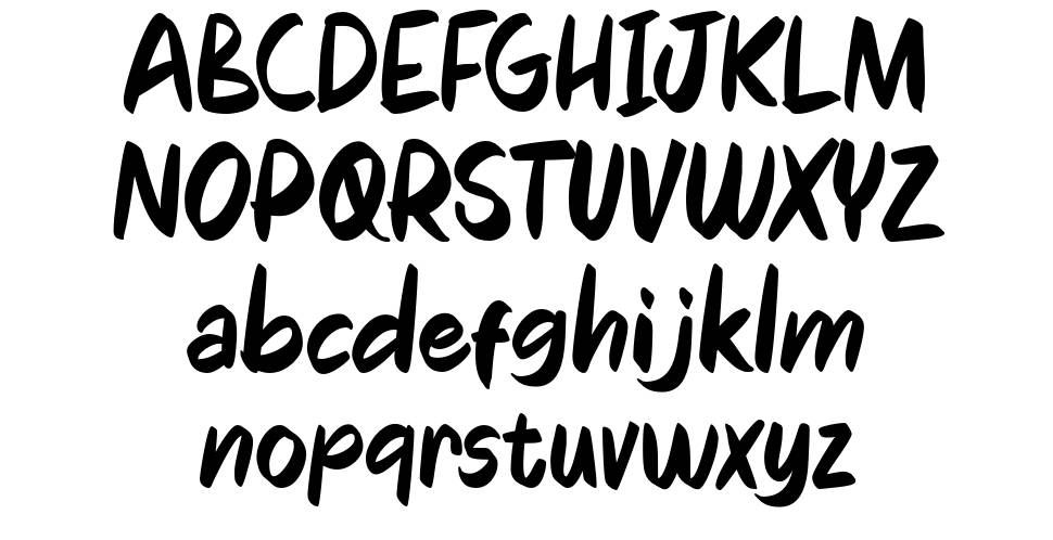 Jorby font specimens