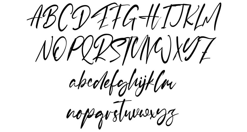 Jordan Lewis schriftart vorschau