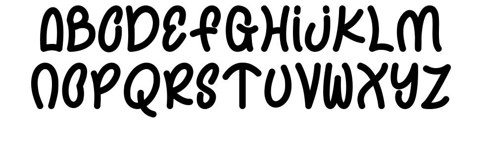 Josh & Eghi font specimens