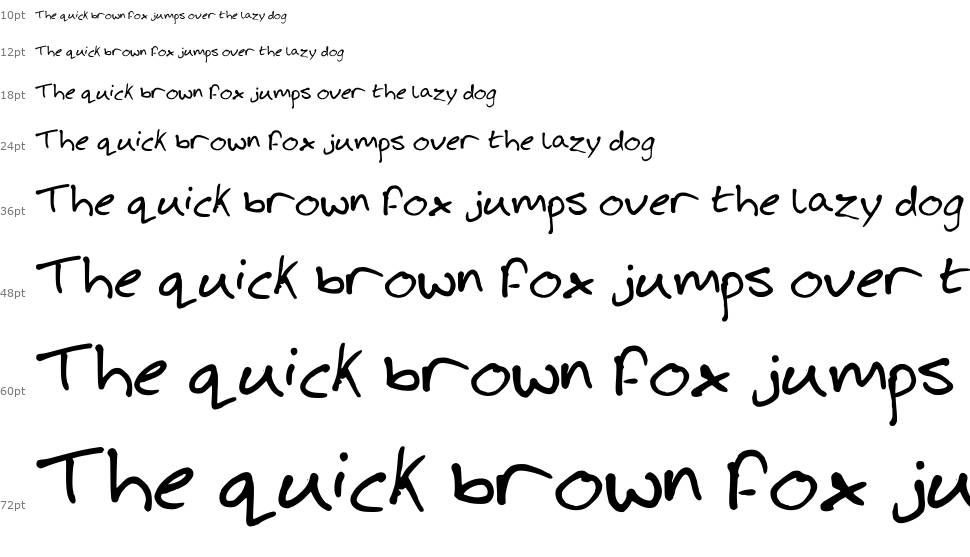 Josh Handwriting шрифт Водопад