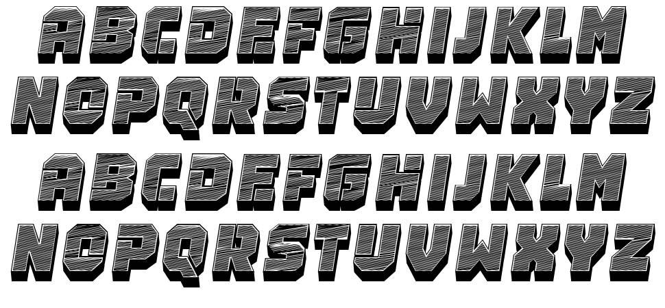 Joueur schriftart vorschau