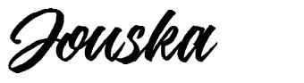 Jouska шрифт