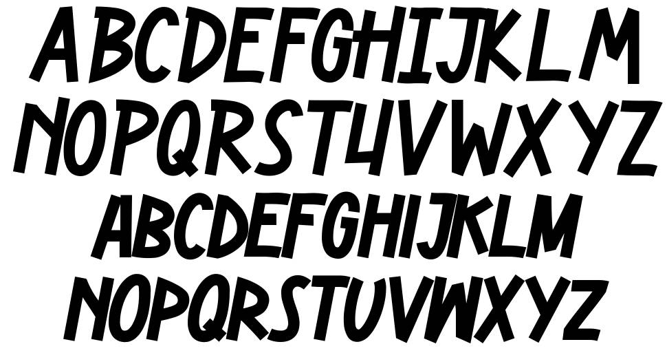 Joy Seeker font specimens