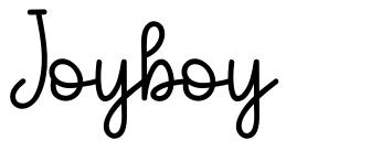 Joyboy шрифт