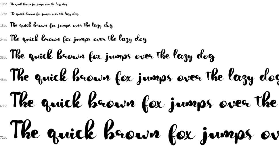 Joyful Black шрифт Водопад
