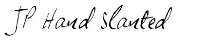 JP Hand Slanted шрифт