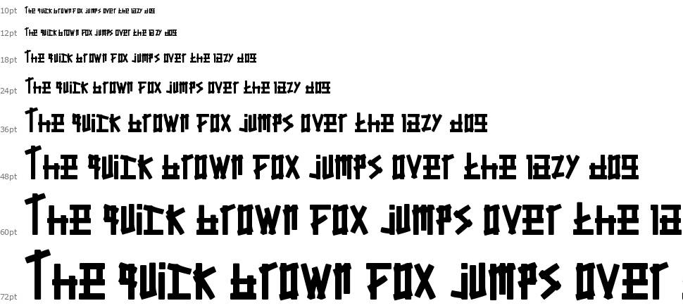Judge Box шрифт Водопад