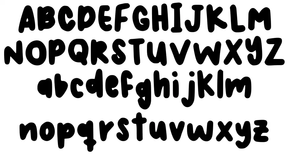 Judymlkyfont specimens