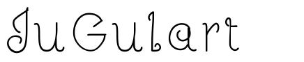 JuGulart шрифт