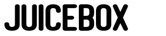 Juicebox font
