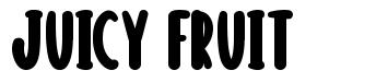 Juicy Fruit font