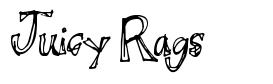 Juicy Rags písmo