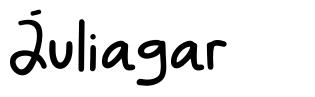 Juliagar 字形
