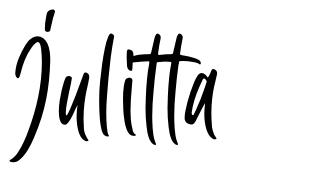 Julitta шрифт