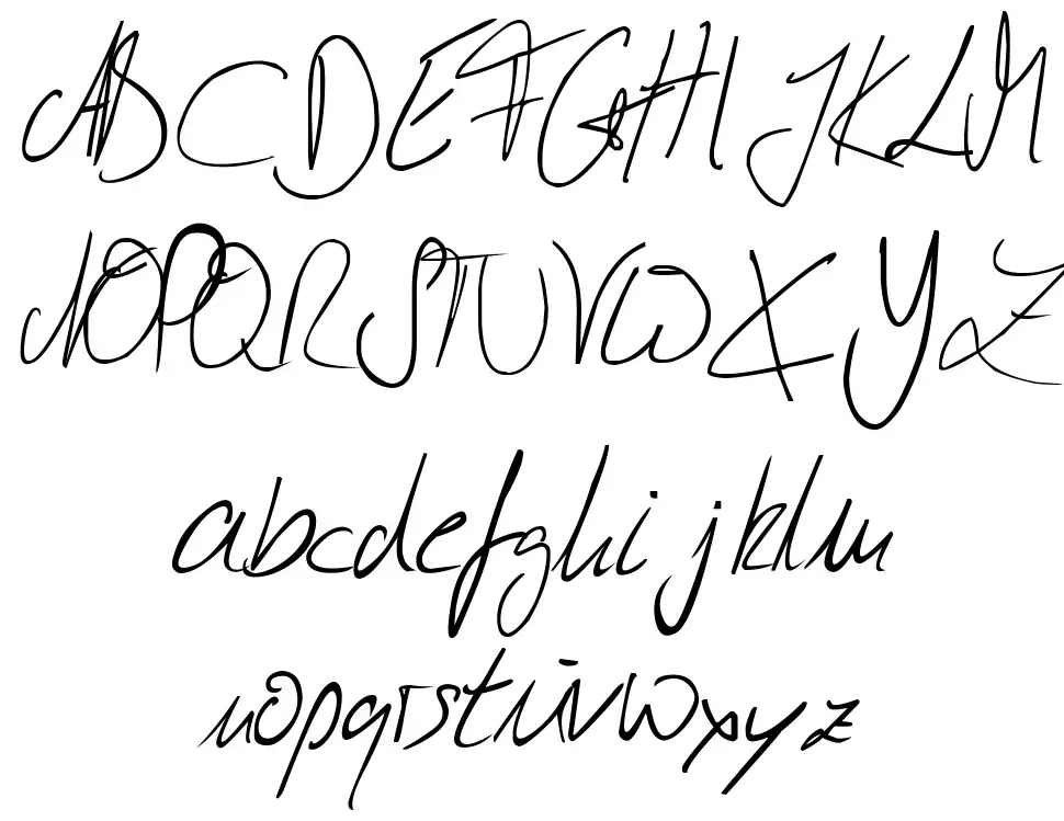 Julliscriptum Reloadedfont specimens