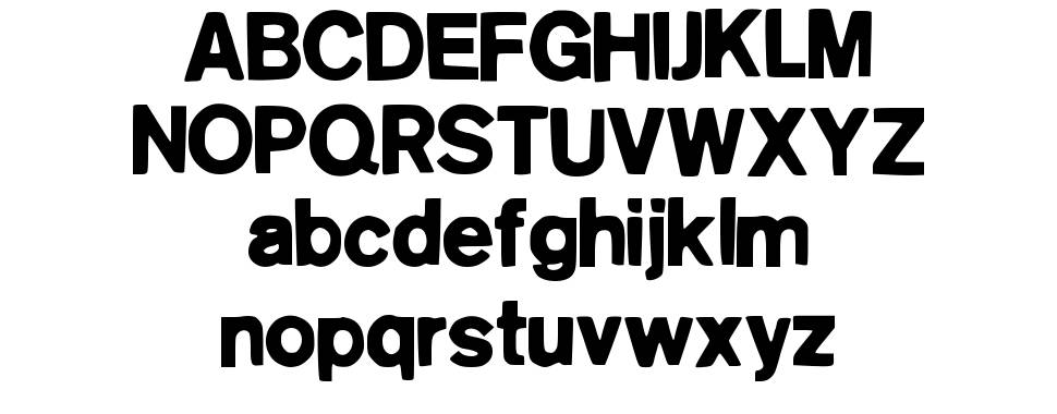 Jump Party font specimens