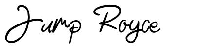 Jump Royce шрифт