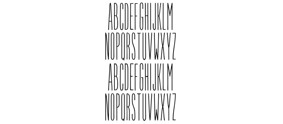 Jumping the Couch font specimens