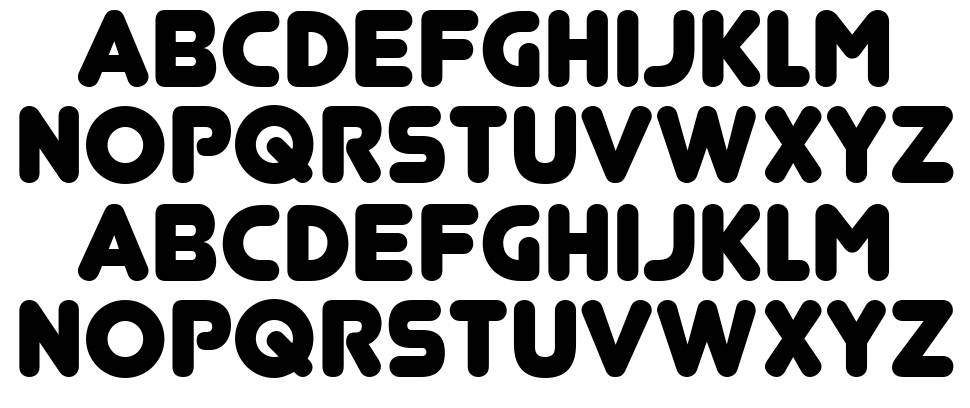 Junegull-Regular font specimens
