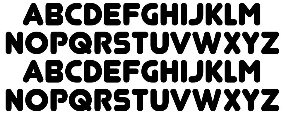 Junegull font Örnekler