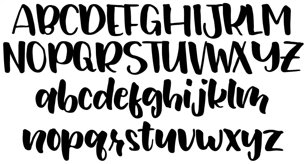 Junette schriftart vorschau