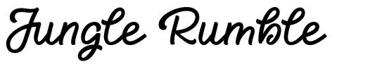 Jungle Rumble шрифт