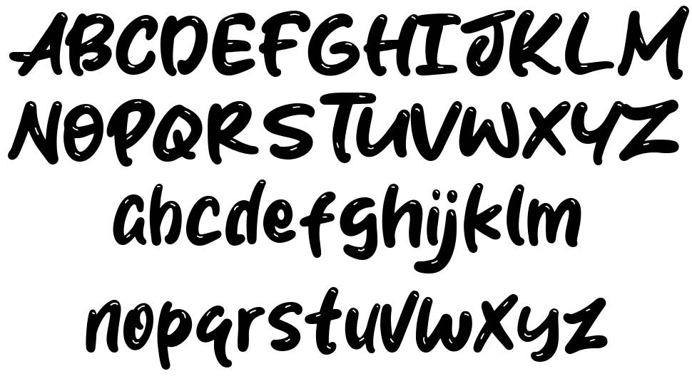 Juniory font Örnekler