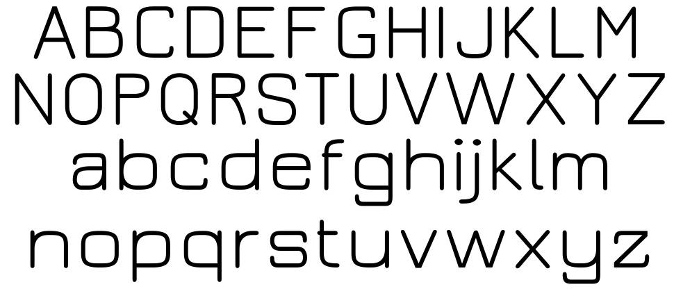 Jura font Örnekler