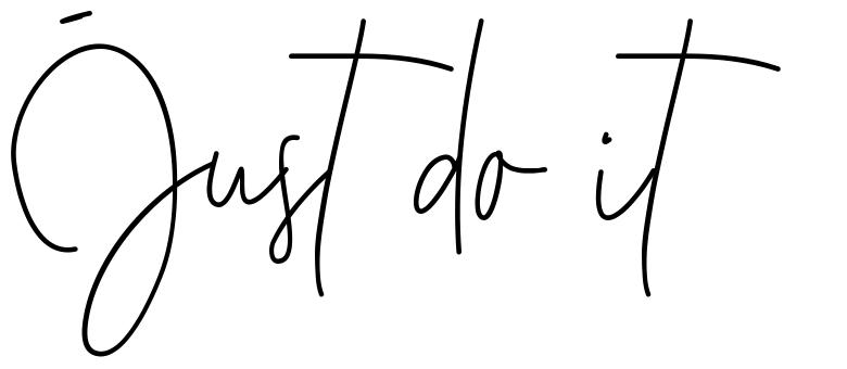 Just do it font
