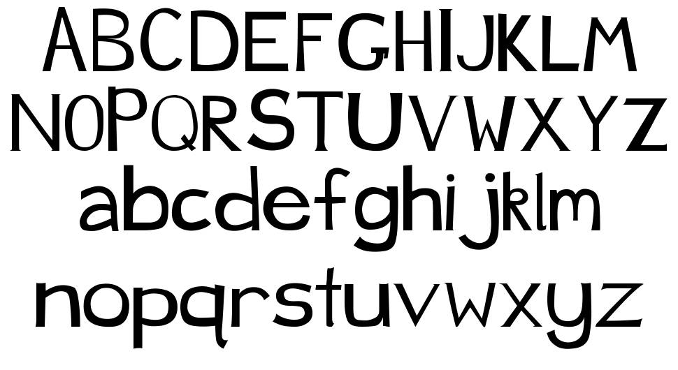 Just Ducky font specimens