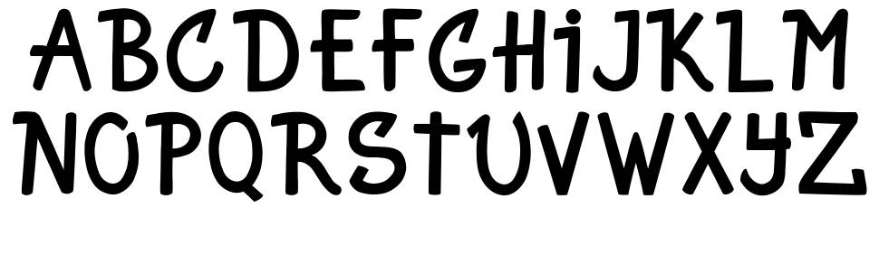 Just For Fun font specimens