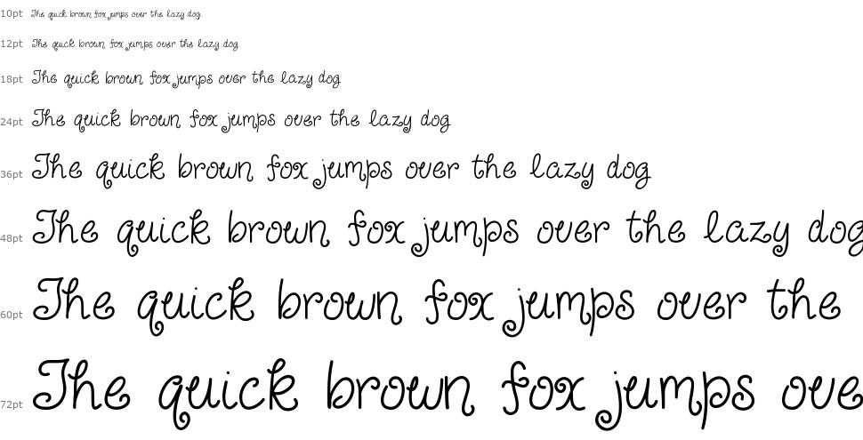 Just For Giggles font Waterfall