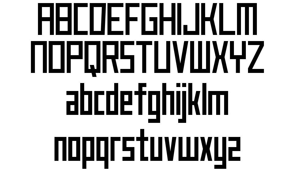Just My Type font Örnekler