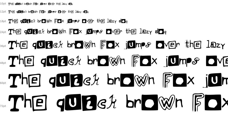 Just Some Random Doodles font Waterfall