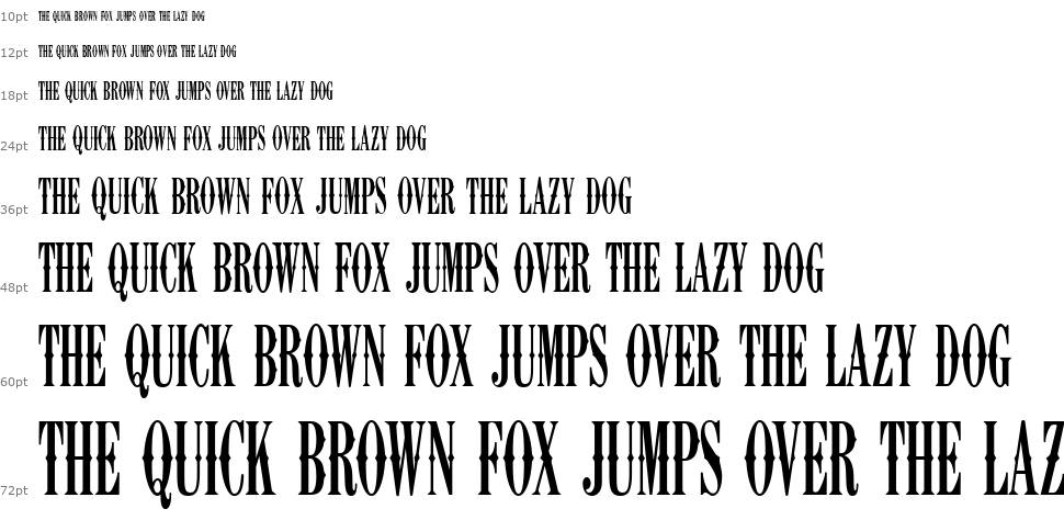 K22 Ambelyn Condensed font Waterfall