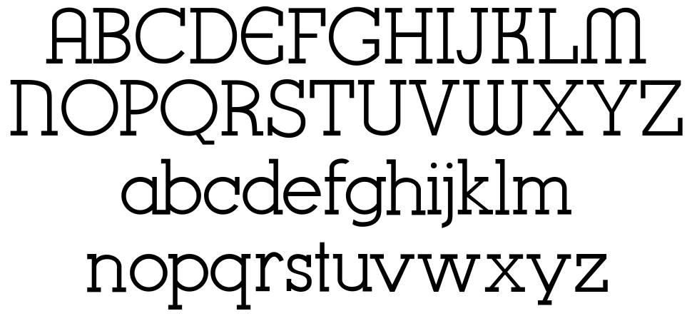 K22 Karnak Deco font Örnekler