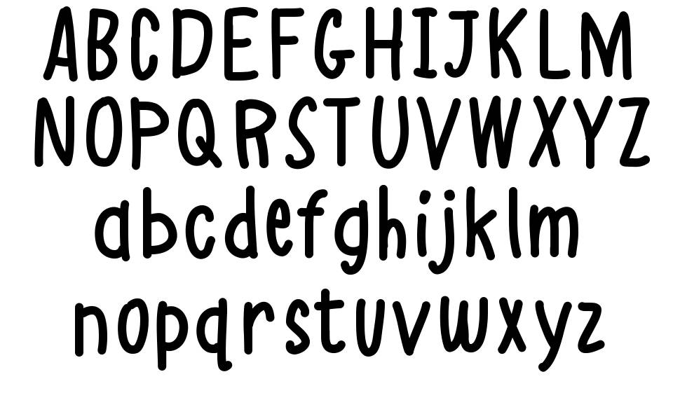 K26 Alpha Casual font Örnekler