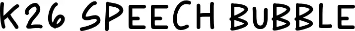 K26 Speech Bubble