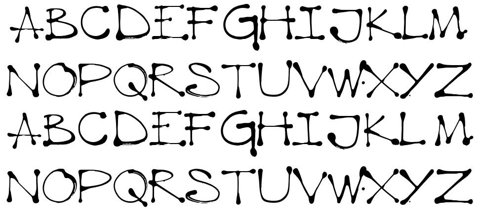 K66 font specimens