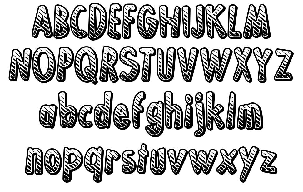Ka-Boing! font specimens