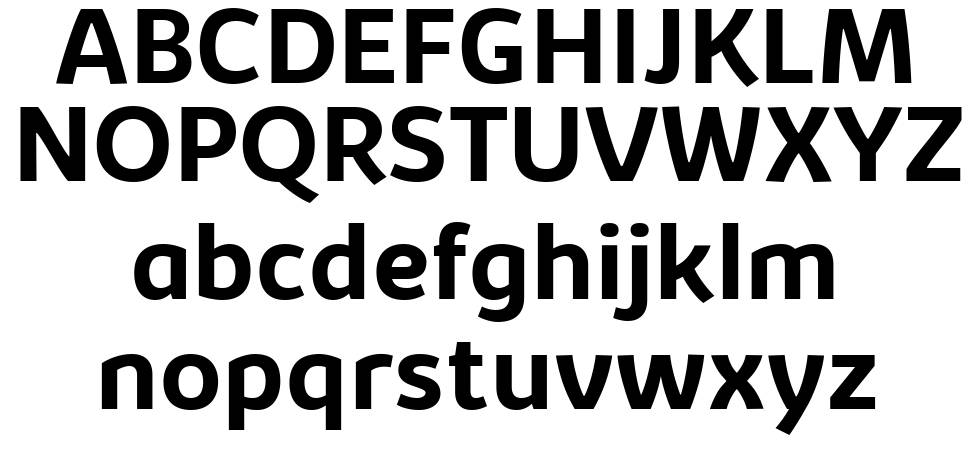 Kabrio font Örnekler