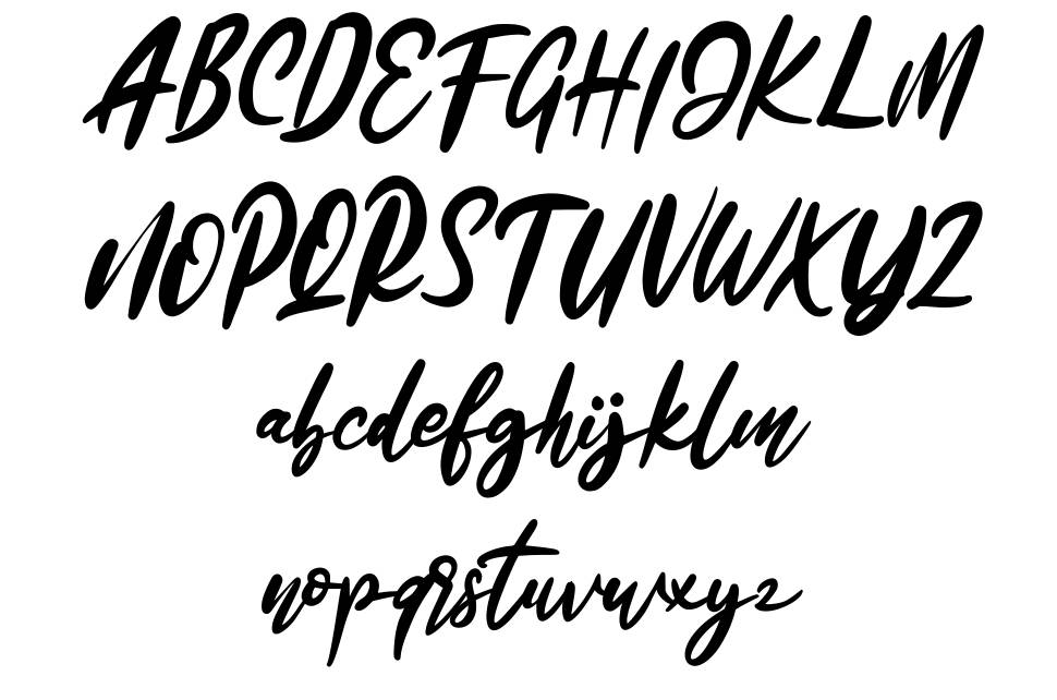 Kaduta font specimens