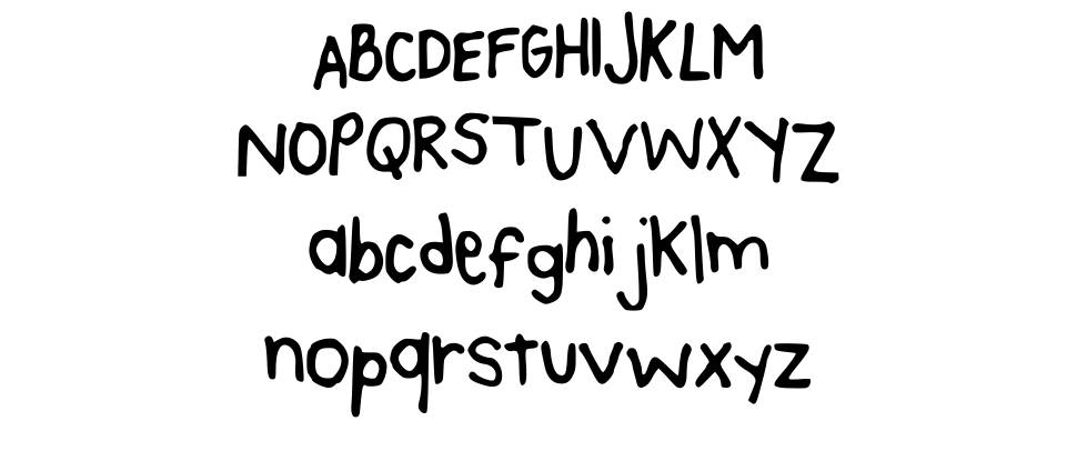 Kaes Handwriting font specimens