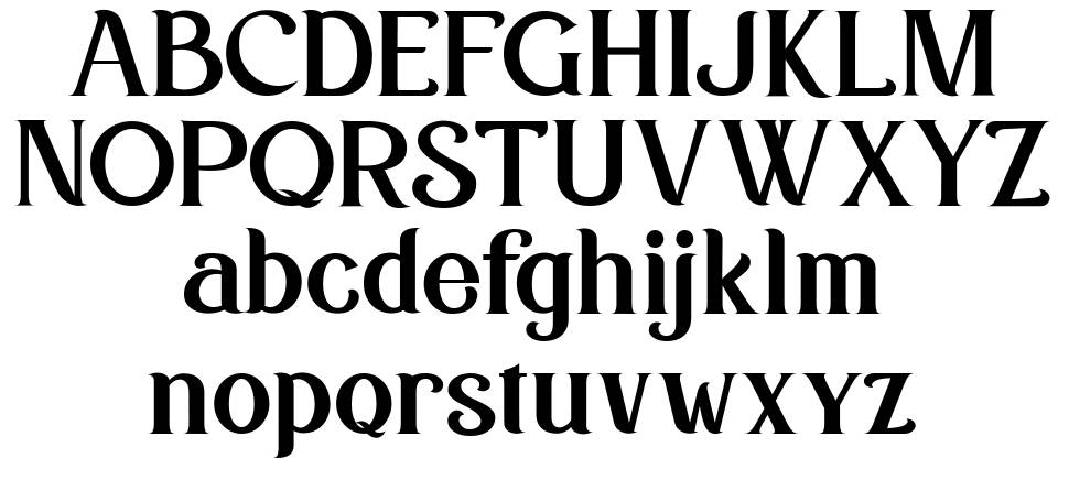 Kafina font specimens