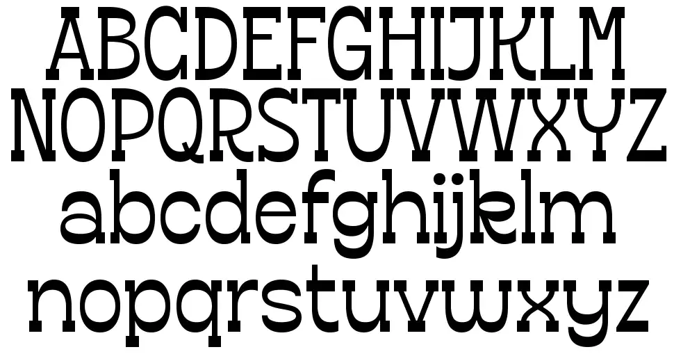 Kafkeyfont specimens