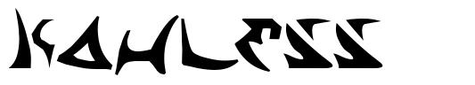 Kahless 字形