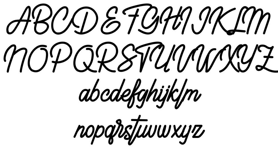Kaibon font specimens