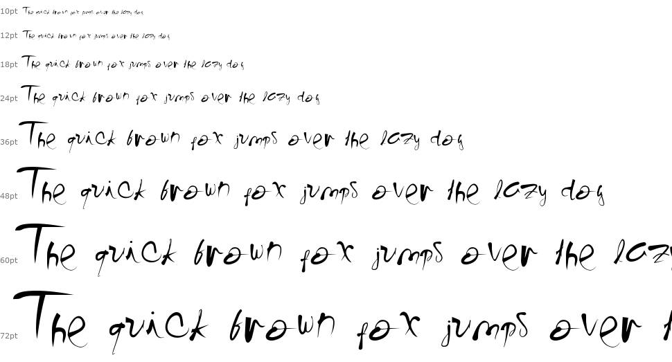 Kaidomaru písmo Vodopád